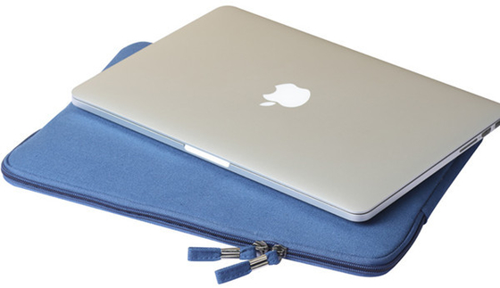 Luva do portátil do saco da pasta dos homens/15,6 polegadas para o Macbook Pro
