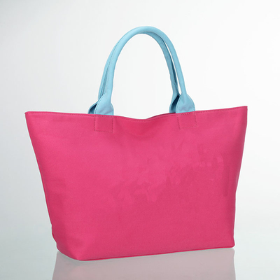 Os sacos de compras reusáveis da extra grande, planície Zippered a sacola para mulheres