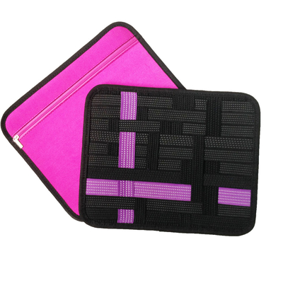 Luva de saco universal portátil cor-de-rosa da tampa da tabuleta para as mulheres 29*24 CM