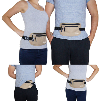 Os sacos do curso do nylon RFID de Ripstop, Waterproof o saco da cintura do curso para homens