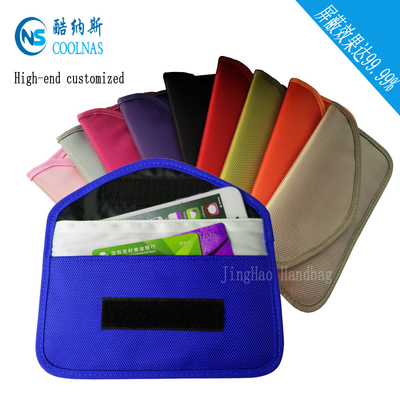 Sacos do curso do costume RFID, carteira 19.5*9 Cm do protetor do cartão de crédito