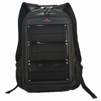 Carregador de bateria solar Backpacking exterior feito sob encomenda 8W para telefones celulares